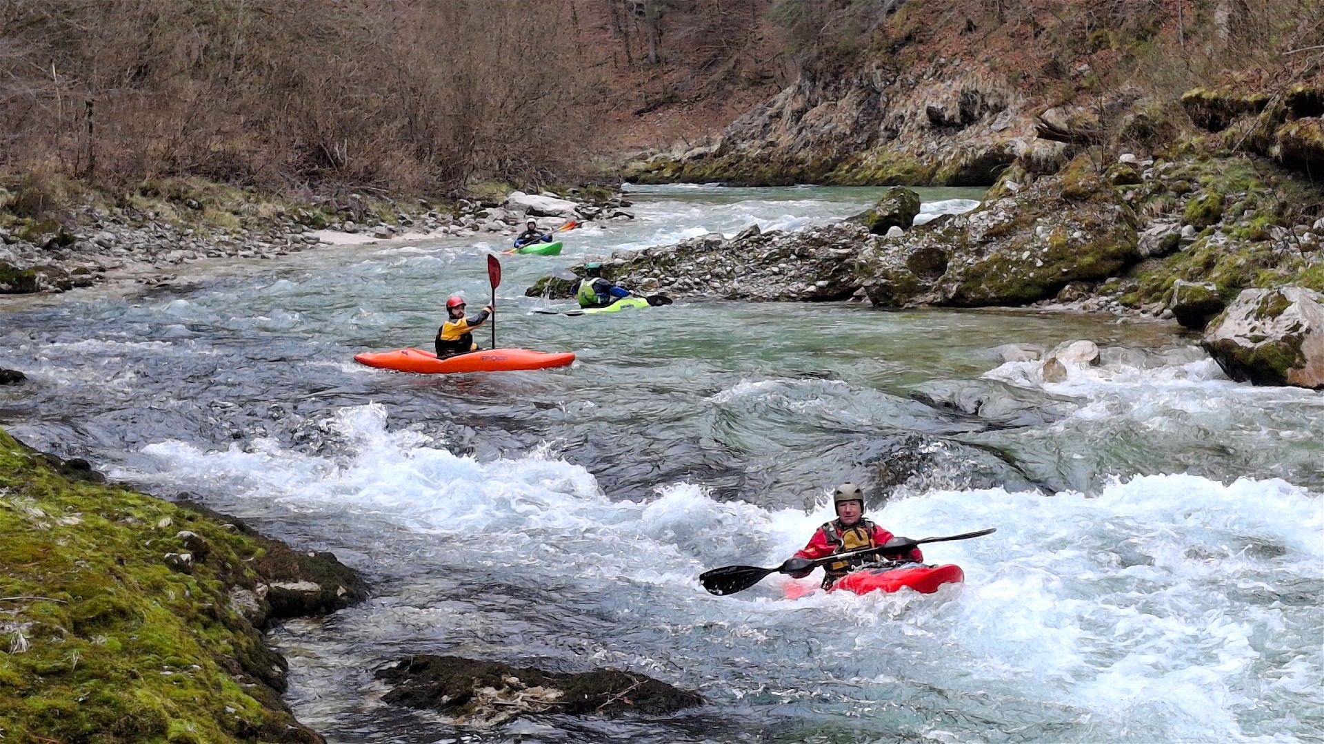 Salza - Ostern bei Niederwasser